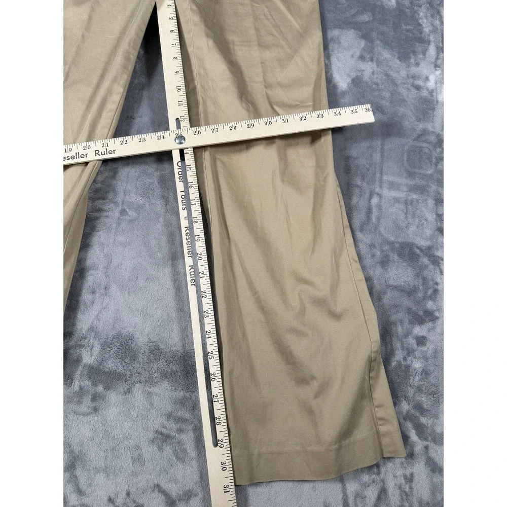 Banana Republic The Logan Fit Men's Chino Pants Khaki Tan Flat Front Size 33 x